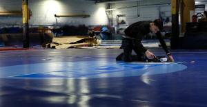 Resilite Wrestling Mat Craftsman Paints a NCAA Mat