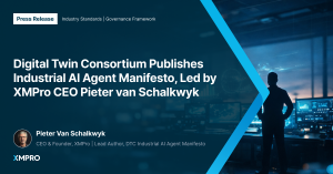 Digital Twin Consortium Publishes Industrial AI Agent Manifesto, Led by XMPro CEO Pieter van Schalkwyk