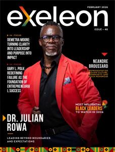 Exeleon Magazine Cover Page of Dr. Julian Rowa