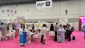 The floor layout at the Beauty Vanities at the CosmoProf