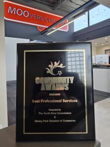 Our Awards displayed in the office