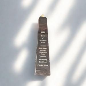 CHPA Tower of Excellence “Advancing Excellence Award”, Awarded to Suite Home's Account Management Team