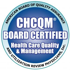 Health Care Quality & Management Certification for physicians, nurses, and health care professionals