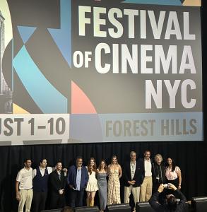 The Moments of Youth team at the Festival of Cinema NYC Premiere.