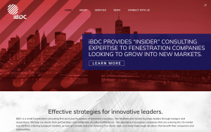 Image of the New Website for iBDC