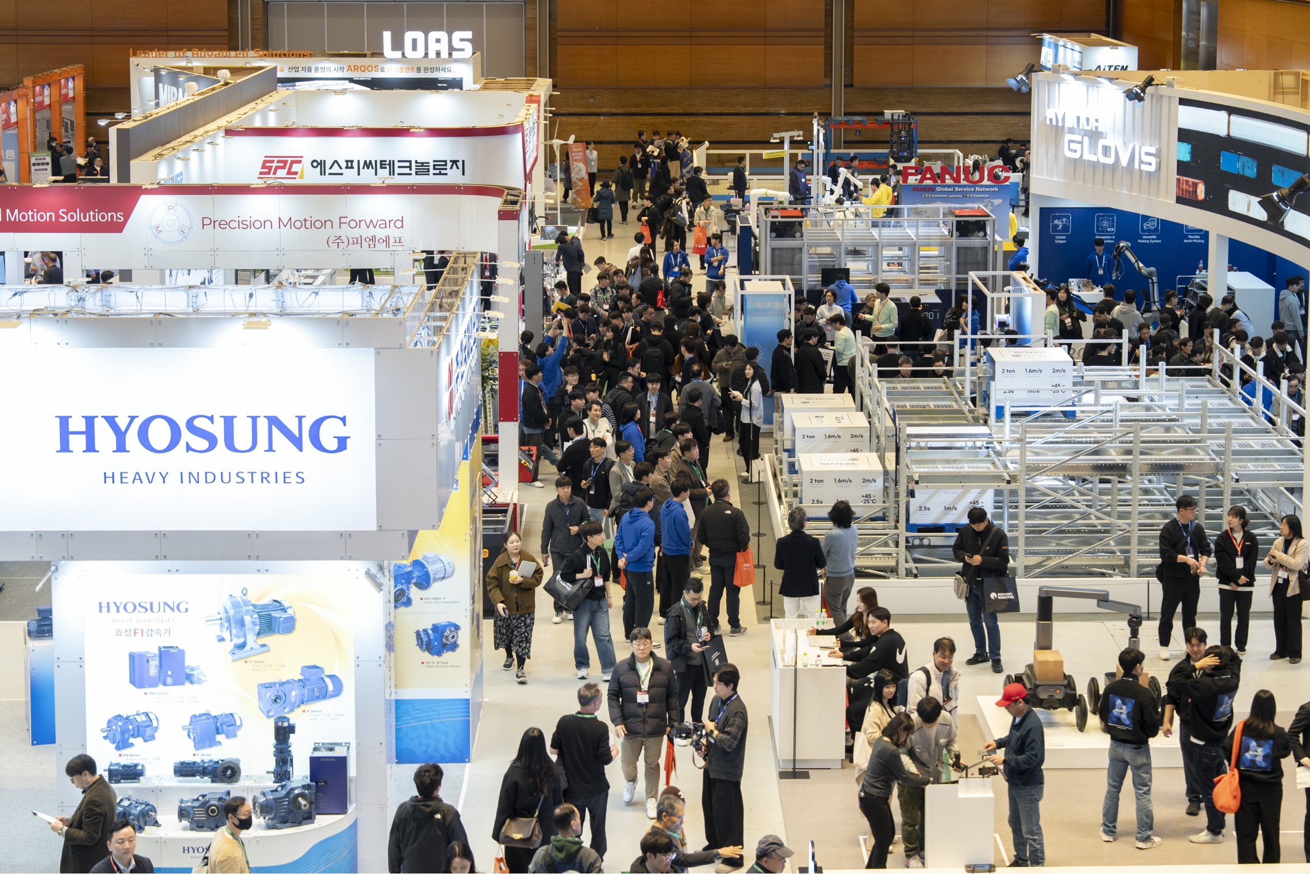 A bird's eye view of the AW 2026 show floor