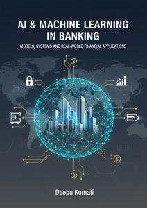 AI and Machine Learning in Banking book cover by Deepu Komati