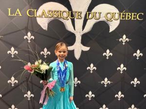 Juliana Selivanov receives medals in La Classique du Quebec
