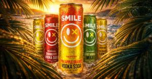 Smile Spirits premium vodka-based ready-to-drink cocktails in portable cans