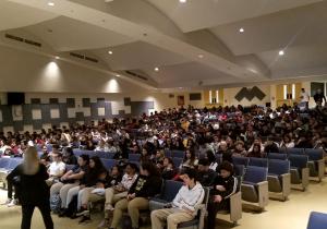 The number 1 booked school presenter in America, DeLeon is using the momentum of the Super Bowl to steer kids to a drug-free life.