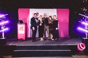TDR Bridal team accepting their award win