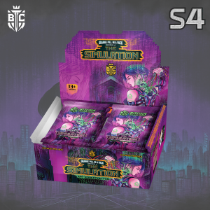 An image of the packaging and box for Orange Pill in a Pack Series 4 - The Simulation