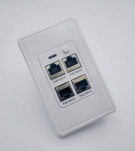 Active POE-Jack has 4 Ports out the front, only 1 rear cable is required to be connected to a single patch/switch port providing up to 75% fewer cables,patch ports, switch ports etc.