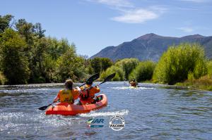 Packrafting at Tierra Indomita Vulcania