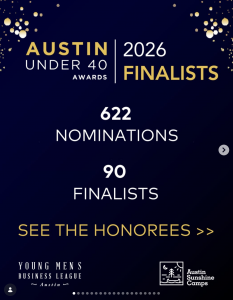 Austin 40 Under 40 Finalists 2026