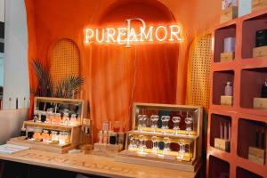 Pureamor Tradeshow Booth