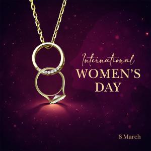 International Women’s Day lab grown diamond and moissanite jewelry by Golden Bird Jewels.
