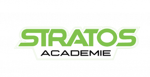 Logo Stratos Académie, centre de pilotage sur simulateurs professionnels