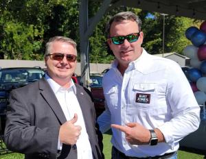 VFAF's Jared Craig with Burt Jones