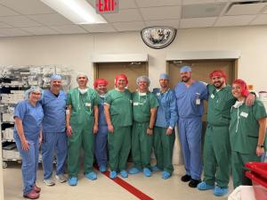 HonorHealth team that completed the first Mako procedure