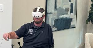 Quantum VR allows users to walk through a full-scale model and evaluate room layout and spatial relationships.