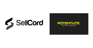 SellCord and Potentiate Ventures logos displayed together following Potentiate Ventures’ investment in SellCord.