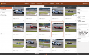 Portfolio DAM screenshot – browser front end of the industry leading on premise digital asset management application