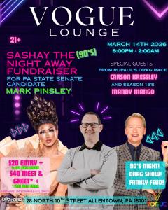 Carson Kressley to join Mark Pinsley for campaign event.