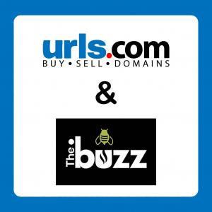 URLs.com Logo and .Buzz Registry Logo