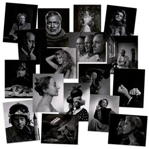 Dealer’s lot of 40 silver gelatin bleed mounted photographs originally taken by Yousuf Karsh for inclusion in a 1988 retrospective at London’s Barbican Gallery. Estimate: $15,000-$20,000