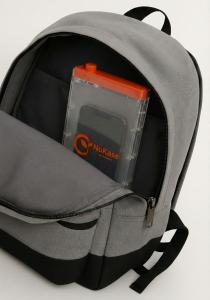 NuKase in a backpack