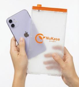 NuKase held in hands