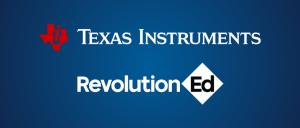 Texas Instruments and Revolution Ed Logos