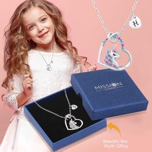 Jewelry for kids displayed in the hand of a girl. This photo forms a part of the Amazon listing photos done for a jewelry client on Seller central