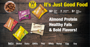 RBar Protein Bars are Available in 5 Bold Flavors with 10g of Almond Protein