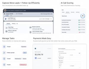 Multiple EaseConnect platform screen shots