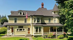 Side View of the 1889 Victorian House After Roof Replacement