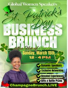 Violet Hobokela is a panelist of the St Patrick's Day Business Brunch