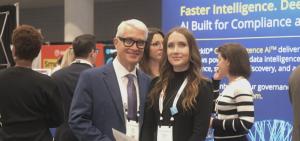 Rob Robinson and Holley Robinson at conference