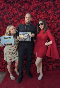 Movie Reviews and More team with La Colina Retreats at "A Toast to Hollywood" gifting lounge, Beverly Hills, March 12, 2026. © moviereviewsandmore