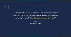 Quote from Sam Newland CFP Founder of PEO4YOU: We built these tools because the status quo made us uncomfortable. What if we removed that asymmetry?
