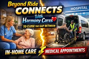 Beyond Ride Connects With Harmony Cares to Close the Gap Between In-Home Care and Medical Appointments