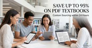 save upto 95% on PDF textbooks