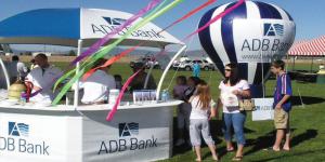 Gazebos and canopies in use at ADB bank