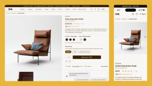 An example of a Silk design system applied in e-commerce