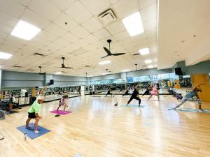 Group exercise class at ClubWorx in Fuquay Varina