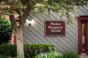 Outside Pfeifer, Morgan & Stesiak South Bend Office