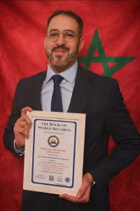 Moroccan researcher Dr. Mohammed Rochd Charrat achieves a world record after earning 1,656 online certificates in one year
