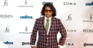 Ashwin Gane arriving on the red carpet at the Daily Front Row Fashion Media Awards during New York Fashion Week 2025.