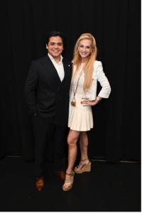 David X. Sanchez, Secretary General, Council of Global Change. Ambassador, Permanent Rep. to the Central American Parliament, Consuelo Vanderbilt Costin (Photo credit: Shutterstock / Michele Eve Sanberg)